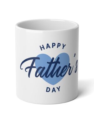 Father's Day Jumbo Mug, 20oz Coffee Cup, Gift for Dad, Happy Father's Day, Large Ceramic Mug, Personalized Drinkware