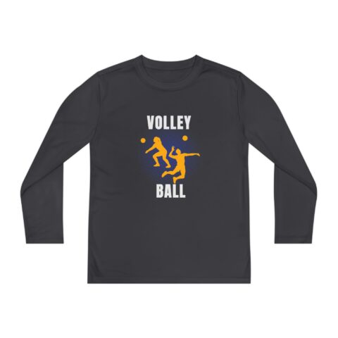 Youth Long Sleeve Volleyball Tee - Perfect for Sports Enthusiasts