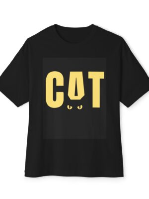 Cat-Themed Unisex Oversized Tee - Perfect for Cat Lovers