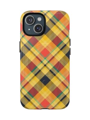 Plaid Tough Magnetic Phone Cases | Stylish, Durable, Protective Gift for Him or Her, Unique Pattern, Everyday Use, Holiday Essentials