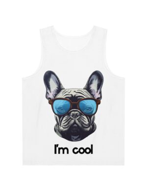 Cool French Bulldog Men's Tank Top - Perfect for Summer & Casual Wear