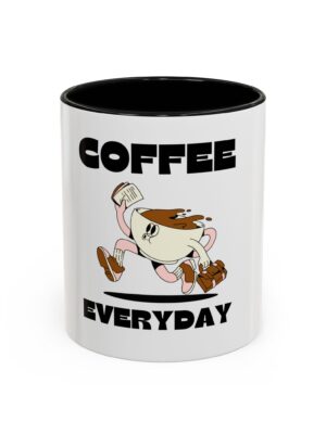 Running Coffee Mug - Funny Coffee Lover Gift, Cute Ceramic Cup for Every Day, Perfect for Birthdays, Christmas, Tea Lovers
