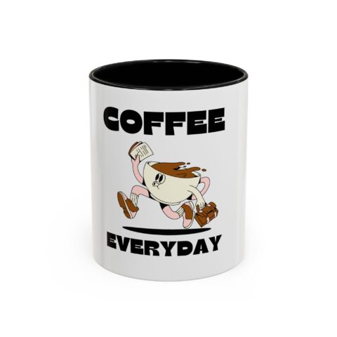 Running Coffee Mug - Funny Coffee Lover Gift, Cute Ceramic Cup for Every Day, Perfect for Birthdays, Christmas, Tea Lovers