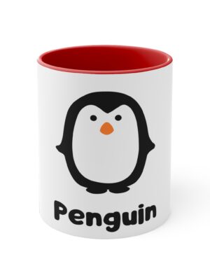 Adorable Penguin Mug - Colorful Accent Coffee Cup, Cute Gift for Animal Lovers, Penguin Decor, Fun Kitchenware, Perfect for Birthdays