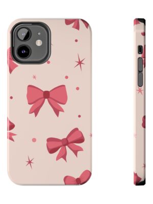 Chic Bow Phone Case, Stylish Phone Cover, Gift for Her, Trendy Tech Accessory, Cute Bow Design, Durable Phone Case