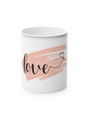 Love Magic Mug - Customizable Coffee Cup, Perfect Gift for Valentine's Day, Anniversary, Engagement, or Just Because